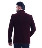 Designer Masterpiece Tailored To Perfection And Finesse Dark Burgundy Designer Blazers