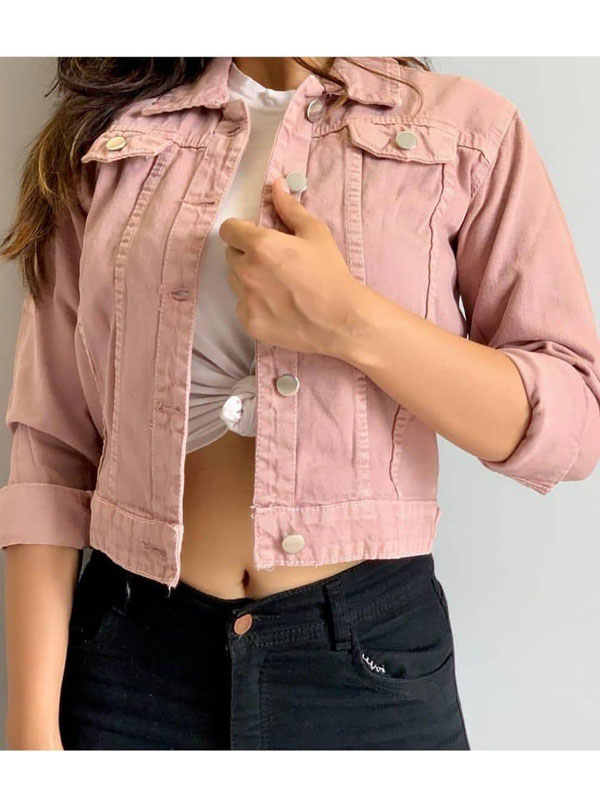 Buy Light Pink Denim Jacket for Women  ONLY  289028203