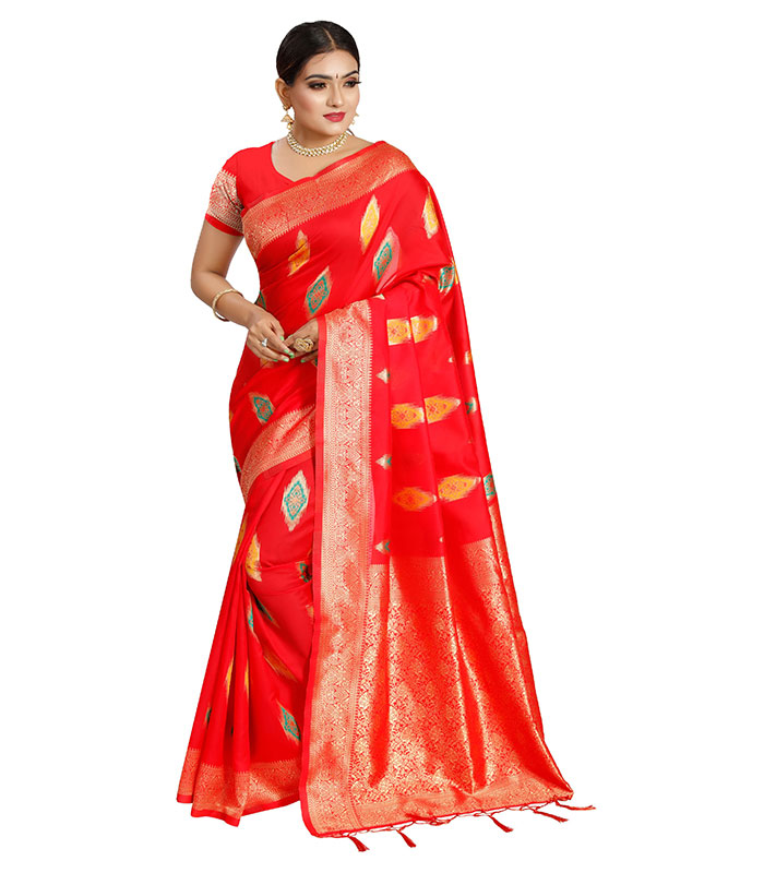 Golden Nykaa Embroidery Georgette Saree, With Blouse Piece, 5.5 m (separate  blouse piece) at Rs 260 in Chennai