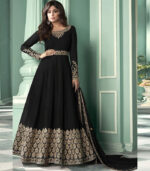 Black Georgette Anarkali Salwar Kameez
