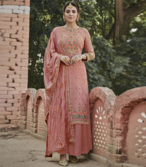 Pink Georgette Pakistani Salwar Kameez