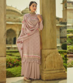 Pink Georgette Pakistani Salwar Kameez