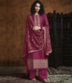 Rani Pink Georgette Party Wear Salwar Kameez