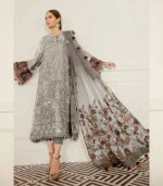 Grey Georgette Pakistani Salwar Kameez