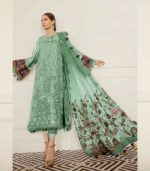 Sea Green Georgette Pakistani Salwar Kameez