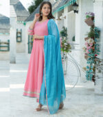 Rose Pink Kurta Dupatta Set