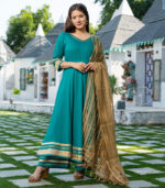 Rama Green Kurta Dupatta Set