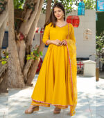 Sunshine Yellow Lurta Dupatta Set