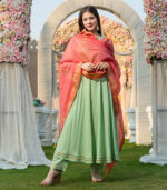 Pista Green Kurta Dupatta Set