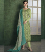 Sea Green Georgette Party Wear Salwar Kameez