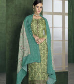 Sea Green Georgette Party Wear Salwar Kameez