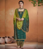 Dark Green Georgette Pakistani Salwar Kameez