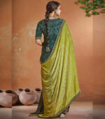 Dark Green Georgette Pakistani Salwar Kameez