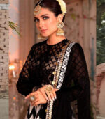 Black Georgette Anarkali Salwar Kameez