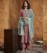 Baby Pink Viscose Pakistani Salwar Kameez