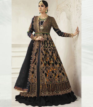 Black Net Pakistani Salwar Kameez