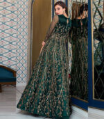 Dark Green Net Anarkali Salwar Kameez