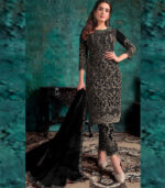 Black Net Pakistani Salwar Kameez