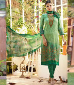 Rani Pink Satin Pakistani Salwar Kameez