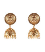 Antique Gold Jhumka Earrings