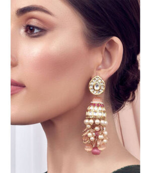 Gold Kundan Earrings