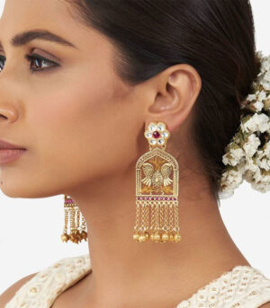 Gold Dangler Earrings