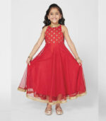 Gorgeous Red Party Gown For Girls