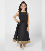 Trendy Black Party Gown For Girls