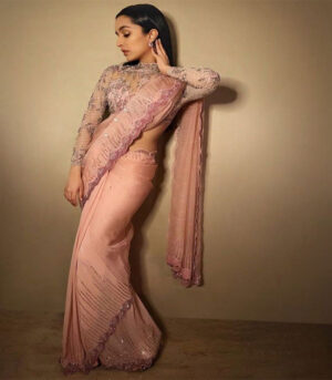 Shraddha Kapoor Pink In Stunning Saree