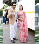 Kiara Advani Turns Desi Girl In Super Hot Pink saree Bhool Bhulaiyaa 2 Promotions