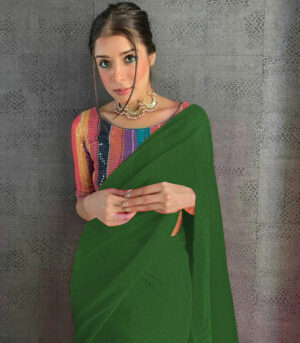 Green Super Hit Designer Bollywood Saree