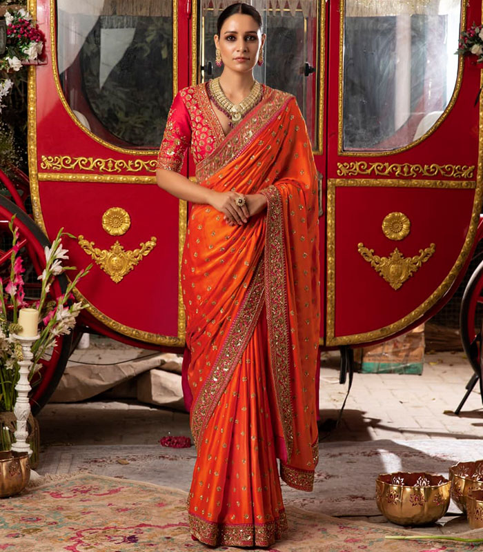 Vishal Prints Dark Red Silk Weaving Saree With Zari Border And Tassel