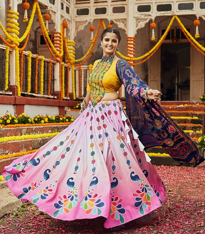 Short chaniya choli deals for navratri