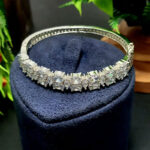 White American Diamond Bracelet Free Size For Women & Girls