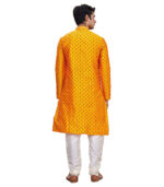 Gold Silk Ethnic Wear Kurta Pyjama