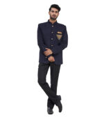 Navy Blue Suiting Bridal Wear Blazers Suits