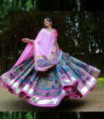 Blue And Multicolor Stylish Designer Navratri Chaniya Choli With Dupatta