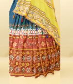 Green And Yellow New Stylish Navratri Chaniya Choli With Dupatta