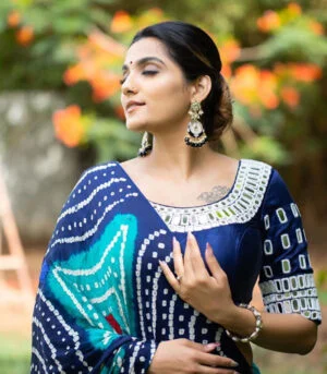 Sky Blue New Stylish Designer Digital Printed Work Navratri Chaniya Choli With Dupatta