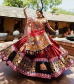 Maroon You Most Trending Heavy Flair Navratri Chaniya Choli