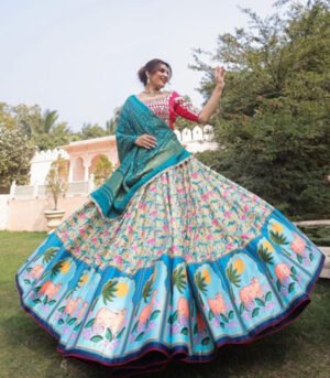 Multicolor Stylish Designer Navratri Chaniya Choli With Dupatta