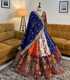 Multicolor Present You Most Trending Heavy Flair Lehenga Choil