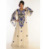Royal Moroccan Dubai Beautiful Zari Work Jilbab Jellabiya Kaftan Dress